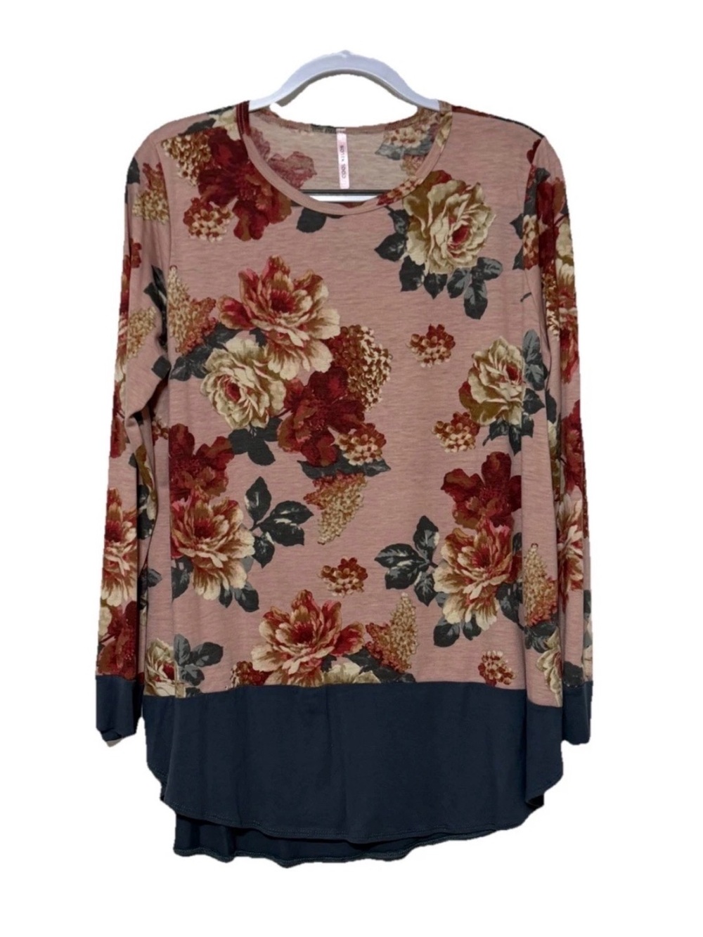 Cool Melon Lightweight Floral Tunic